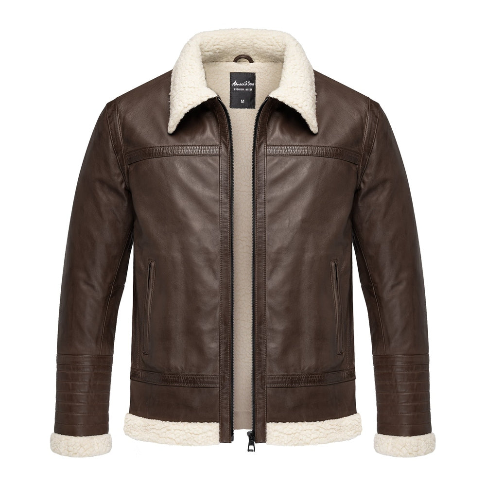 Amaci&Sons Herren OATMAN Lederjacke 9110
