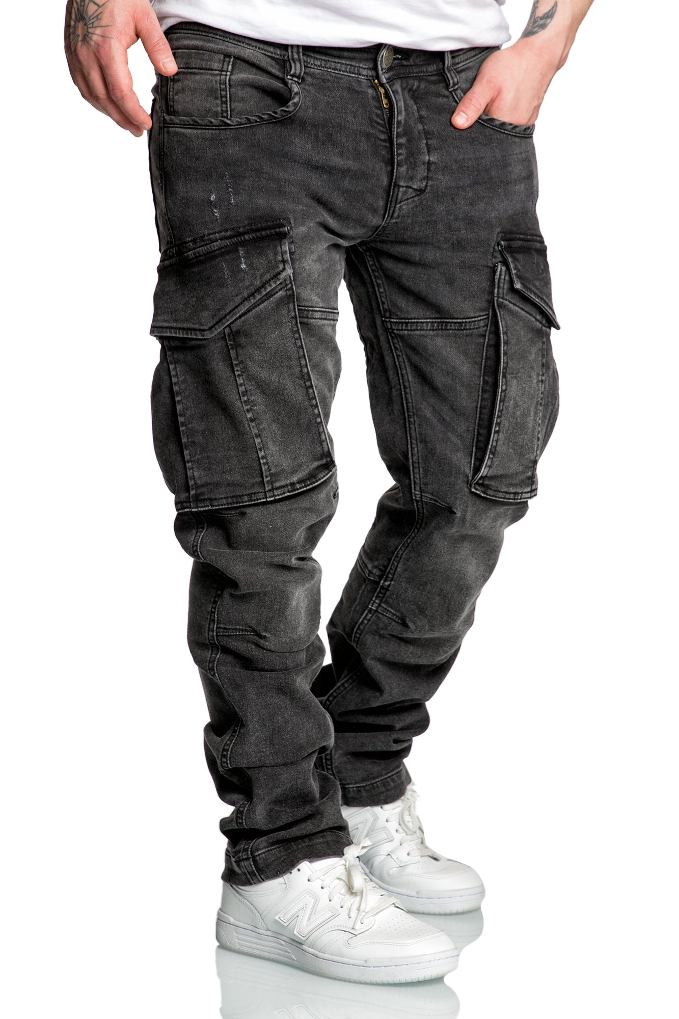 LINNDALE Herren Sweathose im Denim-Look