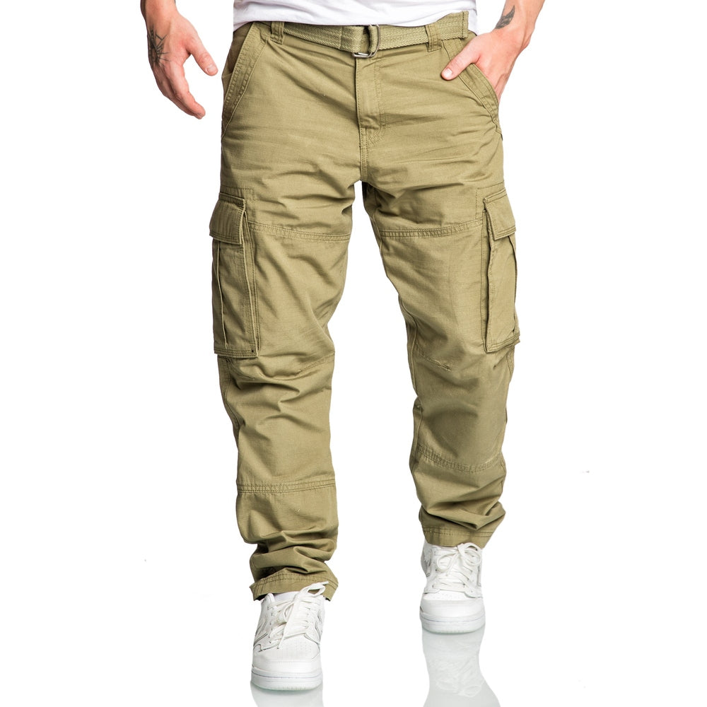 Amaci&Sons PASCAGOULA Chino Hose inkl. Gürtel 7028